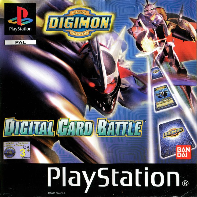 Digimon Digital Card Battle box art for Playstation